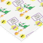 タブレクロス復活祭の恐竜 テーブルクロス (アングル)