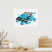 タブレットとピル ポスター (キッチン)