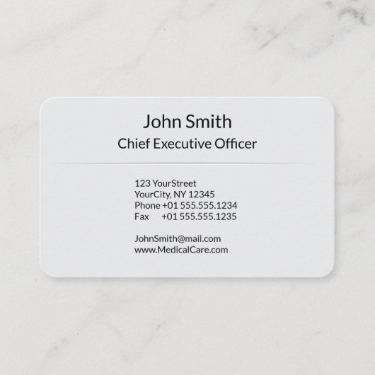 タブレットの丸薬箱の専門の医学の名刺 名刺 (裏面)