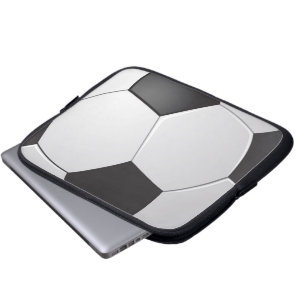 タブレット及びラップトップスリーブ-サッカーボール ラップトップスリーブ