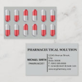 タブレット箱の医学の薬剤師のプロフェッショナル 名刺 (正面/裏面)