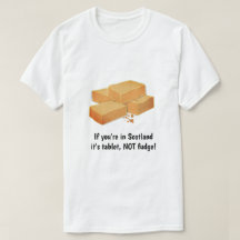 タブレットNOT fudge – スコットランドのスイーツとカスタムのスローガン