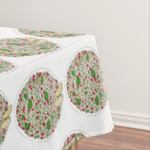 タブールサラダレバ地中海のノンシリア食品 テーブルクロス