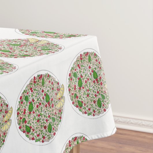 タブールサラダレバ地中海のノンシリア食品 テーブルクロス (インサイチュ)