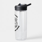 タブ数が多すぎるおもしろい- Overthinker Water Bottle ウォーターボトル (左面)