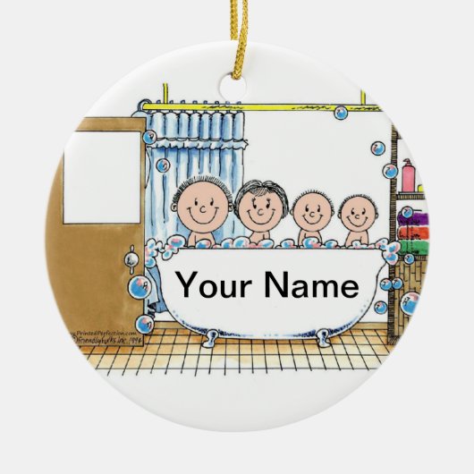 タブ時間2 セラミックオーナメント (正面)