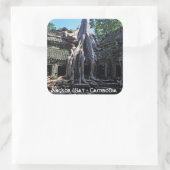 タプロームの遺跡 – アンコールワット、カンボジア、アジア スクエアシール (バッグ)