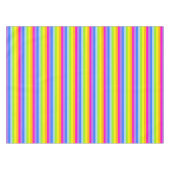 タベルクロウストライプレインボー テーブルクロス (正面(横))