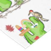 タベルクロスサボテン テーブルクロス (アングル)