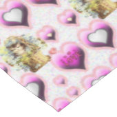 タベルクロスバレンタインデーヴィンテージ猫 テーブルクロス (アングル)