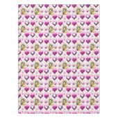 タベルクロスバレンタインデーヴィンテージ猫 テーブルクロス (正面)