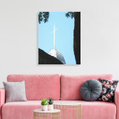 タベルナクルクロス – Martha's Vineヤード キャンバスプリント (インサイチュ (リビング))