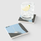 タベルナクルクロス – Martha's Vineヤード ストーンコースター (横)