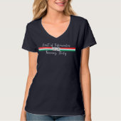 タベルナクルスの女性のVネック饗宴イタリアTee Tシャツ (正面)