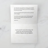 タベルナクル祭の恵み カード (内部)