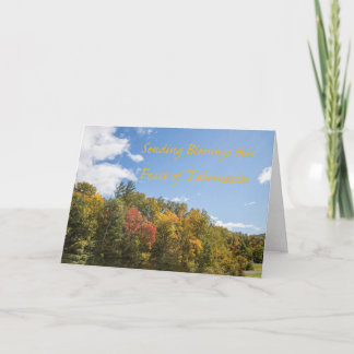 タベルナクル祭の恵み カード