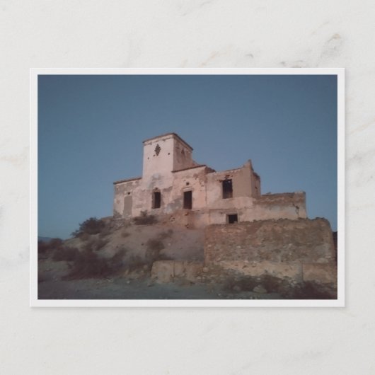 タベルナス砂漠（スペイン） ポストカード (正面)