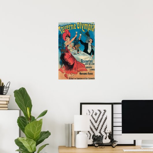 タベルネオリンピアの宣伝ポスター ポスター (ホームオフィス)