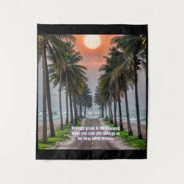 タペストリやる気を起こさせるーのウォールアート – 強度とレジー タペストリー