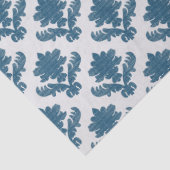 タペストリフランスのーブルーとホワイト 薄葉紙 (詳細)