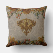 タペストリーおよびレースの枕 クッション (裏面)