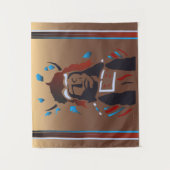 タペストリーと先住民アメリカンイメージ タペストリー (正面)