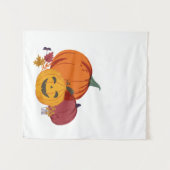 タペストリーについて話すカボチャ タペストリー (正面(横))