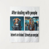 タペストリーに関する内向/外向きクイズ タペストリー (正面)