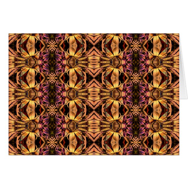 タペストリーのアール・デコのコラージュ-カード (正面横)