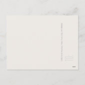 タペストリーのクリスマス –  シーズンポストカード (裏面)