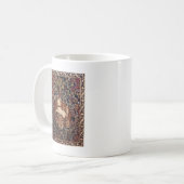 タペストリーのユニコーンのマグ コーヒーマグカップ (正面左)
