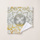 タペストリーのロゼットII バスタオルセット (ウォッシュタオル)