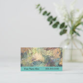 タペストリーの平和な自然の土の音色自然 名刺 (スタンド正面)
