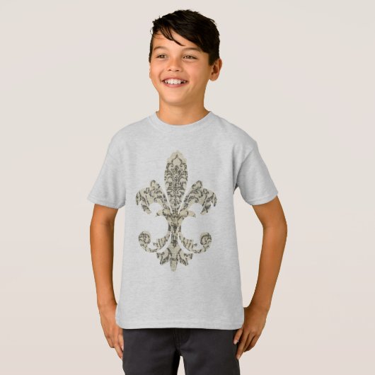 タペストリーの(紋章の)フラ・ダ・リ3 Tシャツ (正面フル)