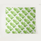 タペストリーの「Hosta with the Mosta」 タペストリー (正面(横))