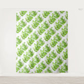 タペストリーの「Hosta with the Mosta」 タペストリー (正面)