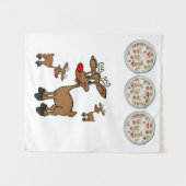 タペストリークリスマス タペストリー (正面(横))