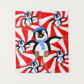 タペストリースクリスマスペンギン タペストリー (正面)