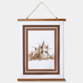 タペストリースペインの – 城 吊り下げ型タペストリー (正面)