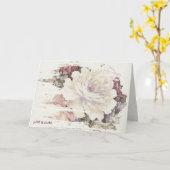 タペストリーバラ抽象芸術ノテカード カード (黄色い花)