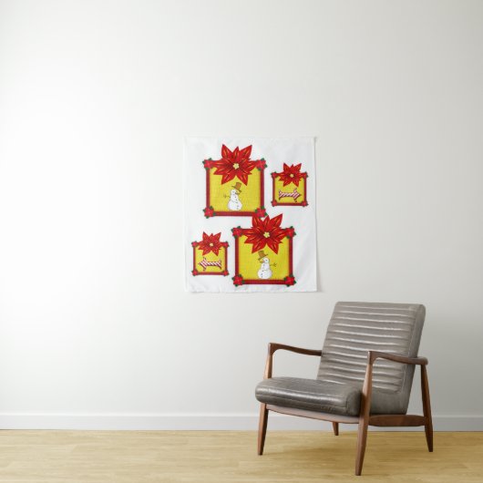 タペストリーポインセチア タペストリー (インサイチュ)