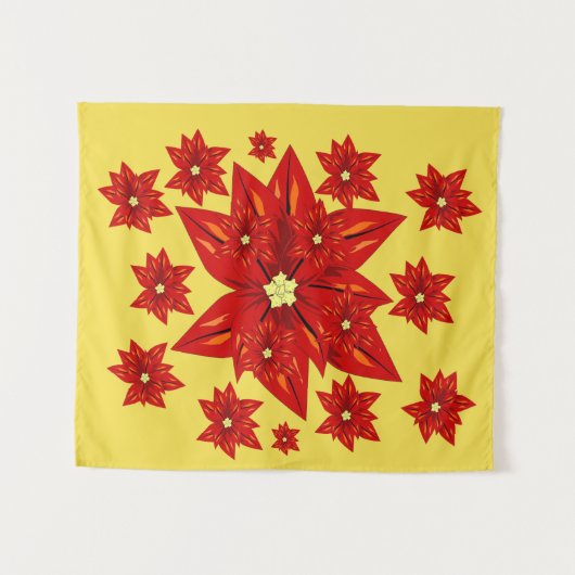 タペストリーポインセチア タペストリー (正面(横))