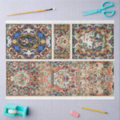 タペストリーポートレートデクページ紙 薄葉紙 (クラフト)