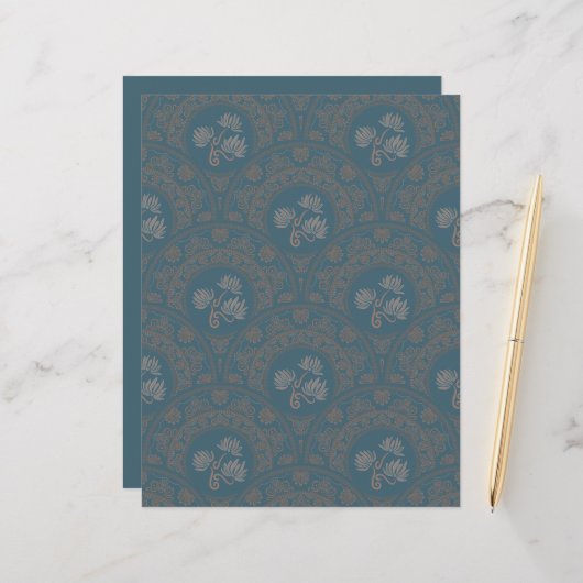 タペストリーロココマンダラアールデコホタテのスクラップ (正面/裏面インサイチュ)