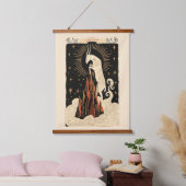 タペストリー山羊座シナ〔占星術の〕十二宮図アート 吊り下げ型タペストリー (寝室)