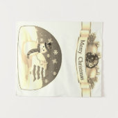 タペストリー雪だるま タペストリー (正面(横))