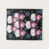 タペストリー雪だるま タペストリー (正面(横))