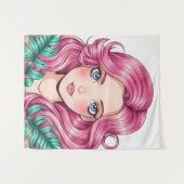 🎨タペストリー：あなたの宇宙を瞬時に上昇 タペストリー (正面(横))