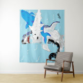 タペストリー：サメの世界 タペストリー (インサイチュ)