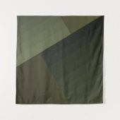 タペストリー，パッチワーク，組み合わせ，オリーブ，緑，ストリップ タペストリー (正面(横))